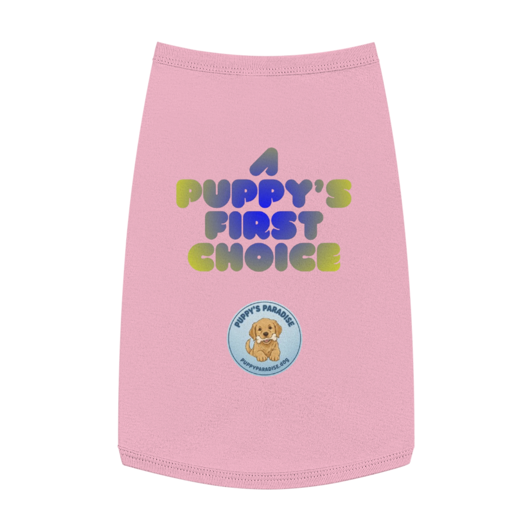 A Puppy's First Choice Pet Tank Top — Cute Puppy Logo Dog Shirt - Image 5