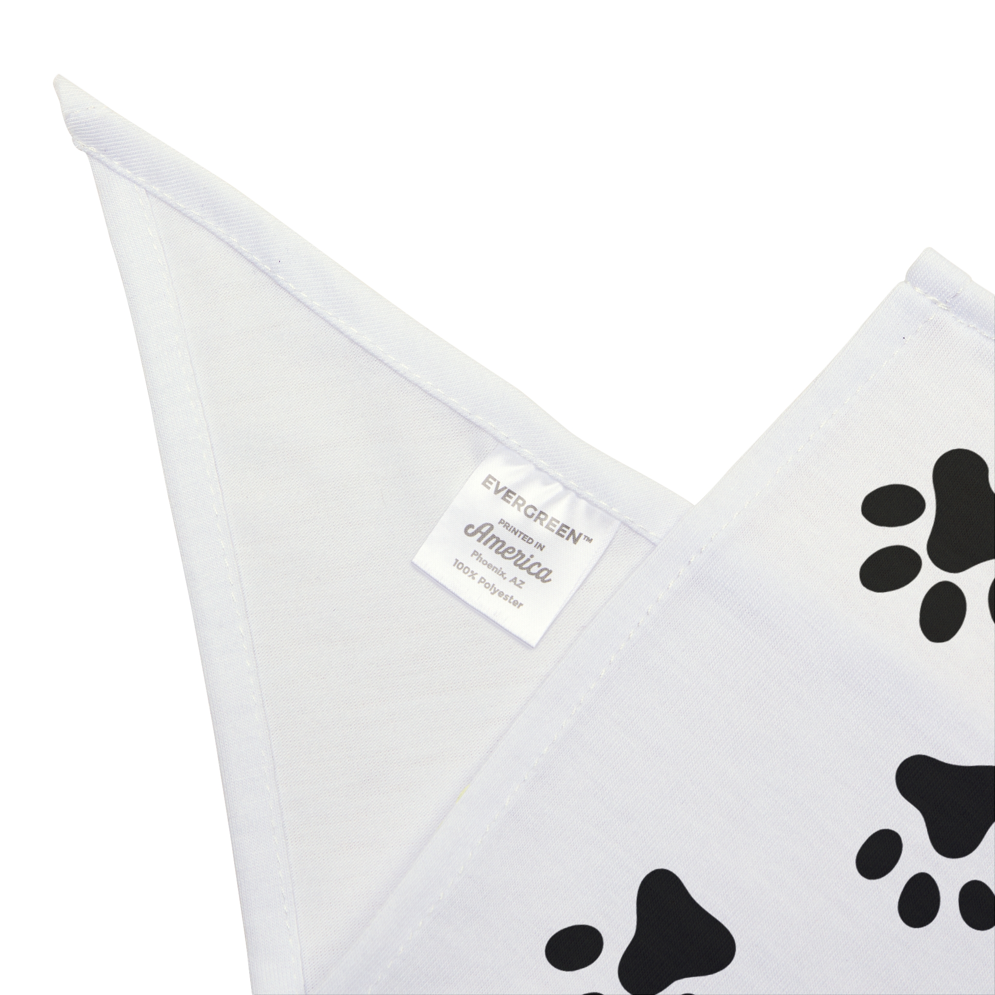 Pet Bandana - "I'm Pawsome" Dog Bandana with Paw Prints — Cute Pet Accessory for Dogs & Cats, Gift & Photo Props - Image 3
