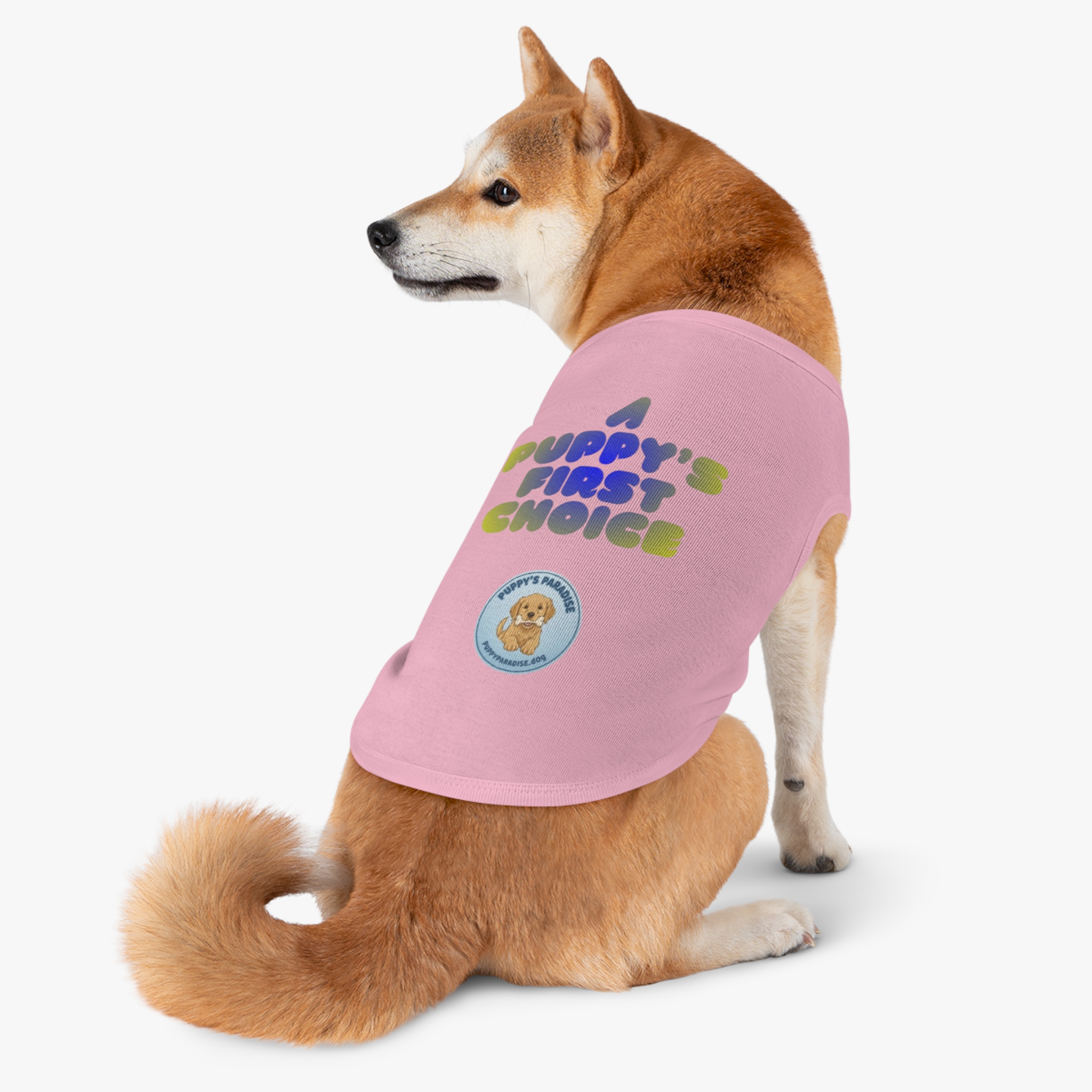 A Puppy's First Choice Pet Tank Top — Cute Puppy Logo Dog Shirt - Image 6